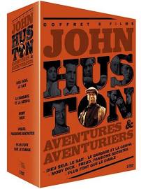 pochette de Coffret - John Huston : Aventures & aventuriers : Dieu seul le sait + Le Barbare et la Geisha + Moby Dick + Freud, passions secrètes + Plus fort que le diable